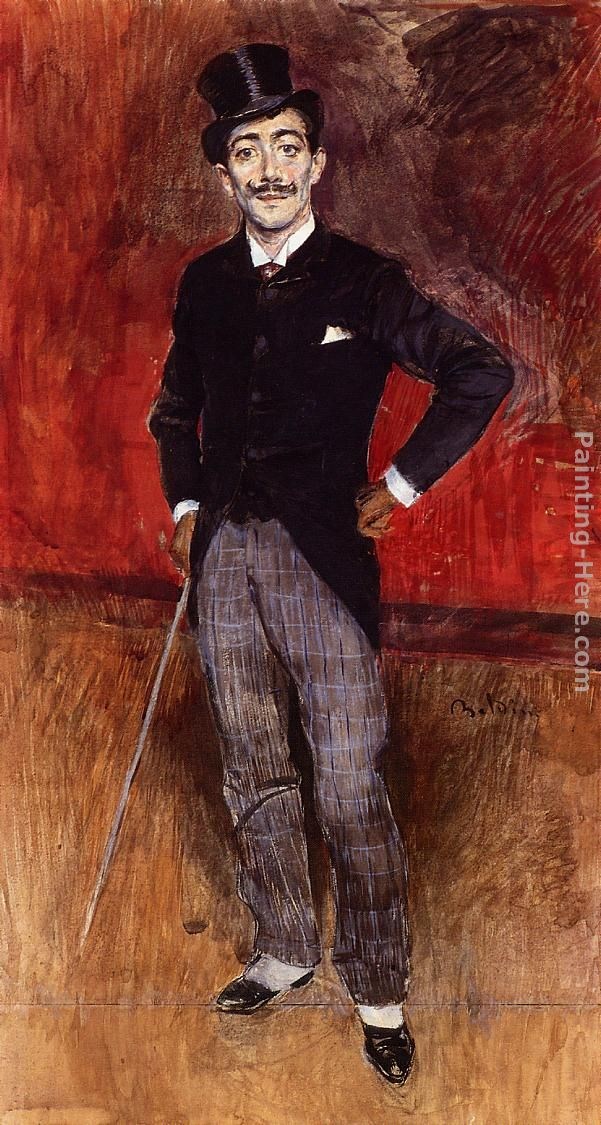 Giovanni Boldini Portrait of the Comte de Rasty